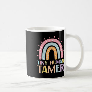 Winzige Mensch Zähmer Tagesmutter Lehrer Zurück zu Kaffeetasse