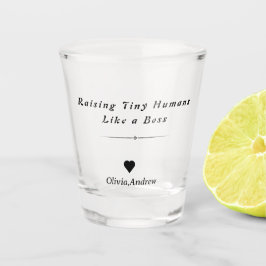 Winzige Menschen aufziehen wie ein Boss einzigarti Schnapsglas