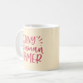 Winzige menschliche Tamer-Funny-Tasse für die Mama Kaffeetasse (Vorderseite Links)