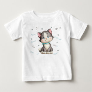 Winzige Person große Cattitude Baby T-shirt