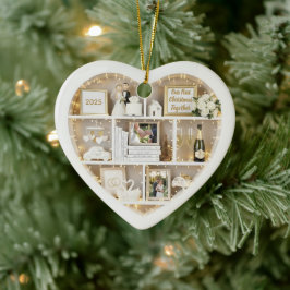 Winzige Regale Gerade erst gemeinsam das erste Wei Keramik Ornament