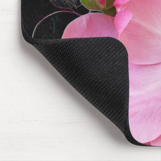 winzige Rosebude Mousepad (Ecke)