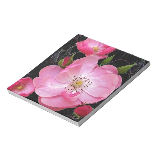 winzige Rosebude Notizblock (Rotiert)