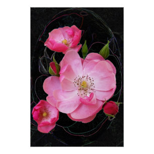 winzige Rosebude Poster