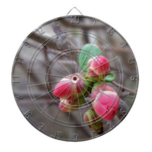 winzige rote Knospen Dartscheibe