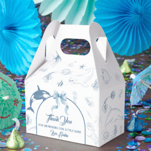 Winzige Schätze Ozean-Baby-Party Geschenkschachtel
