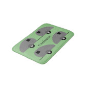 Winzige Teardrop-Anhänger Thunder_Cove Badematte (Schrägansicht)