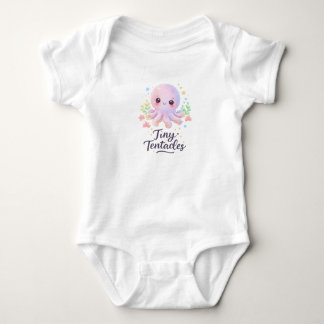 Winzige Tentakel Oktopus Baby Bodysuit Strampler