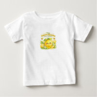 Winzige Zitrone Quetsch Baby-Shirt Cute Citrus Som