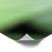Winziger aber gefährlicher roter Teichfrosch Poster (Ecke)