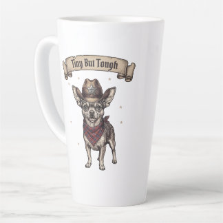 Winziger aber harter Chihuahua-Cowboy - Western-Hu Milchtasse