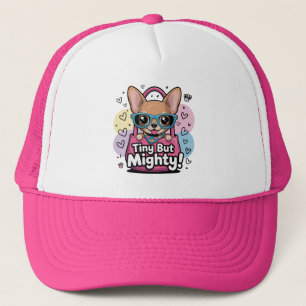 Winziger aber mächtiger Chihuahua Damen Hoodies &  Truckerkappe
