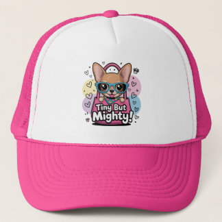 Winziger aber mächtiger Chihuahua Damen Hoodies & Truckerkappe
