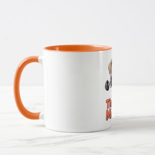 Winziger aber mächtiger Welpe Tasse (Links)