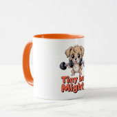 Winziger aber mächtiger Welpe Tasse (Vorderseite Links)