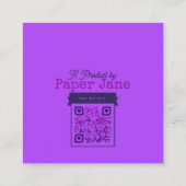 Winziger Ablenker Begleitkarte (Rückseite)