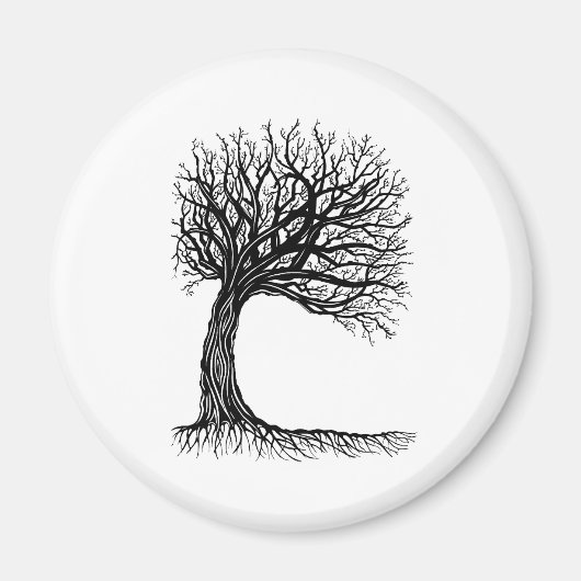 Winziger Baum Magnet (Vorne)