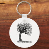 Winziger Baum Schlüsselanhänger (Vorderseite)