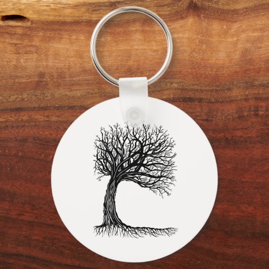 Winziger Baum Schlüsselanhänger (Vorderseite)
