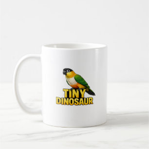 Winziger Dinosaurier Caique Papagei Kaffeetasse