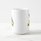 Winziger Dinosaurier Grünwangen-Sittich Kaffeetasse (Mittel)