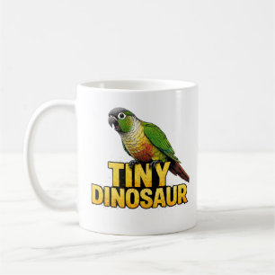 Winziger Dinosaurier Grünwangen-Sittich Kaffeetasse