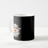 Winziger Hamster-Terror mit viel Liebe eingemummel Kaffeetasse (Vorderseite Links)