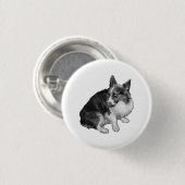 winziger Kreis, gepunktete Ohren Button (Vorne & Hinten)