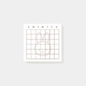 Winziger letzter Sonnenkalender Post-it Klebezettel (Vorderseite)