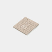 Winziger letzter Sonnenkalender Post-it Klebezettel (angewinkelt)