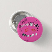 Winziger Logoknopf der gemeinen Mädchen Button (Vorne & Hinten)