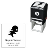 Winziger Ninja läuft Adresse Permastempel (Beispiel)