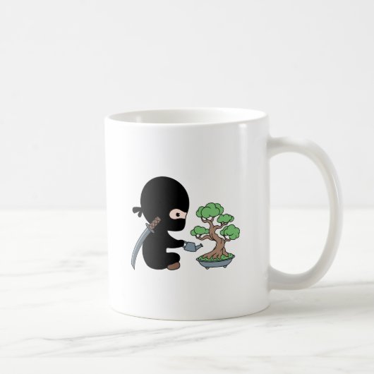 Winziger Ninja-Wasserbaum Kaffeetasse (Rechts)
