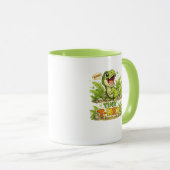 Winziger T-Rex Süßer Dinosaurier Kaffeebecher Tasse (VorderseiteRechts)