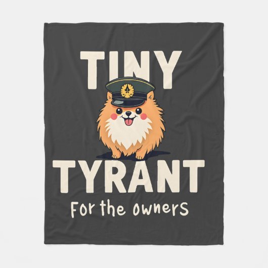 Winziger Tyrann Fleecedecke (Vorderseite)