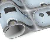 winziger Wohnwagen Geschenkpapier (Rolleneckpunkt)