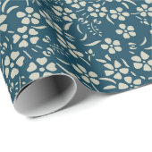 Winziges Blumenverpackungspapier Geschenkpapier (Rolleneckpunkt)