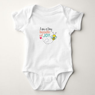 Winziges Bündel Freude Biene Baby Bodysuit Strampler