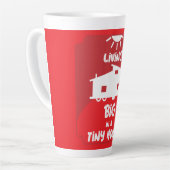 Winziges Haus lebt - Untersetzer winziger Zuhause Milchtasse (Linke Ecke)