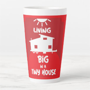 Winziges Haus lebt - Untersetzer winziger Zuhause Milchtasse