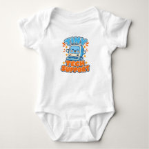 Winziges Technik-Support Süßes Computer-Baby