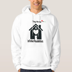Winziges Zuhause Unendliche Möglichkeiten Minimali Hoodie