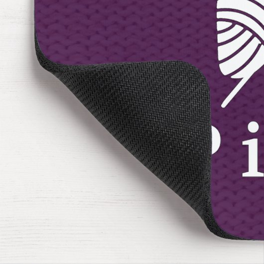 WIP es gute Strick Textur Handwerk Mousepad (Ecke)