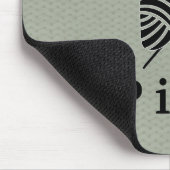 WIP es ist gut gegossene Handwerkskunst Mousepad (Ecke)