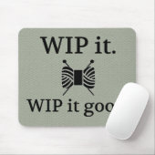 WIP es ist gut gegossene Handwerkskunst Mousepad (Mit Mouse)