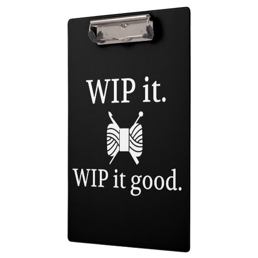 WIP It good ・ Strick Crochet {Dark} Klemmbrett (Links)