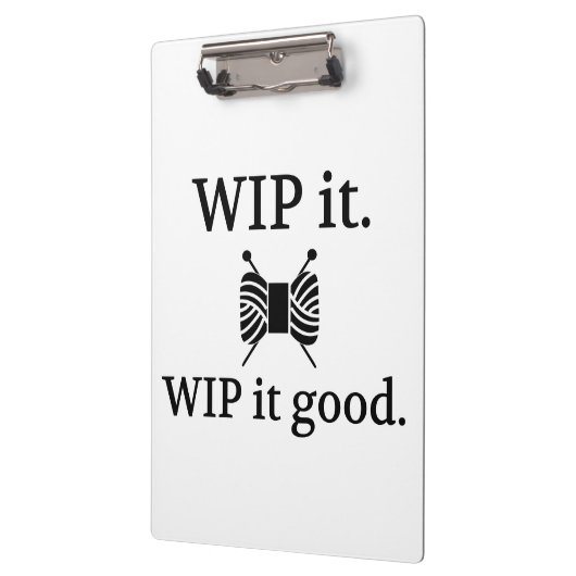 WIP zu kneten ist gut. Klemmbrett (Links)