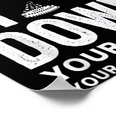 Wipe It Down Fitness Motivation Art  Poster (Ecke)