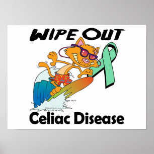 Wipe Out Celiac Disease Poster