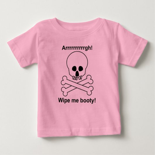 WipeMeBooty Baby T-shirt (Vorderseite)